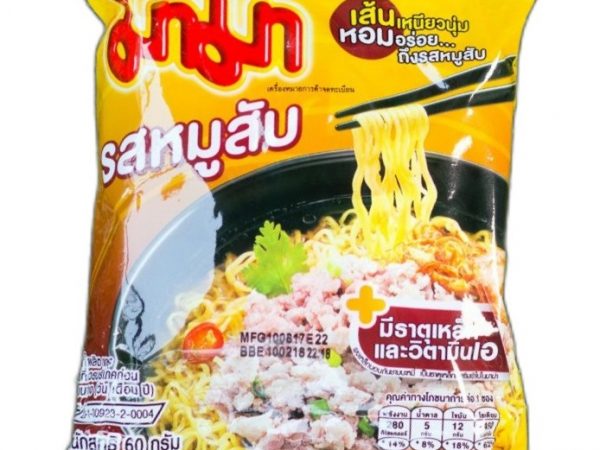 Мясная лапша быстрого приготовления со свининой Mama