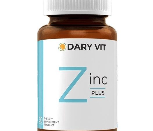 Хелатный цинк с витамином С 75 мг Dary Vit 30 шт