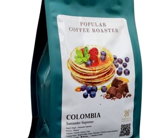 Зерновой кофе с фруктовым, карамельным вкусом Colombia Santander Supremo 3 вида обжарки