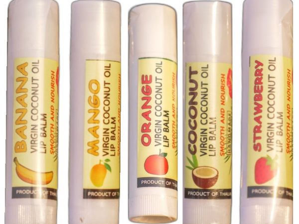 Натуральный бальзам для губ на кокосовом масле Vanna 5 вкусов
