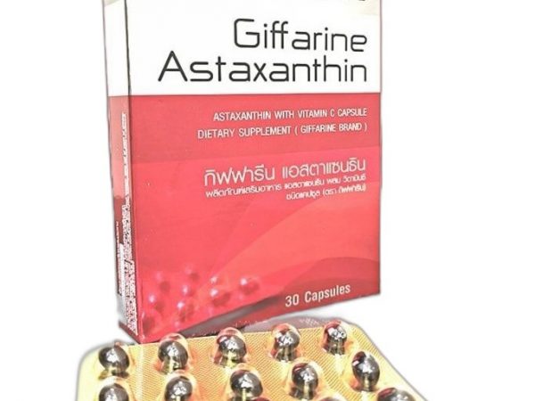 Антиоксидант Астаксантин в капсулах Giffarine 30 капсул