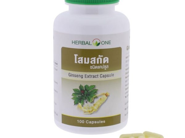 Женьшень экстракт в капсулах Herbal One 100 кап