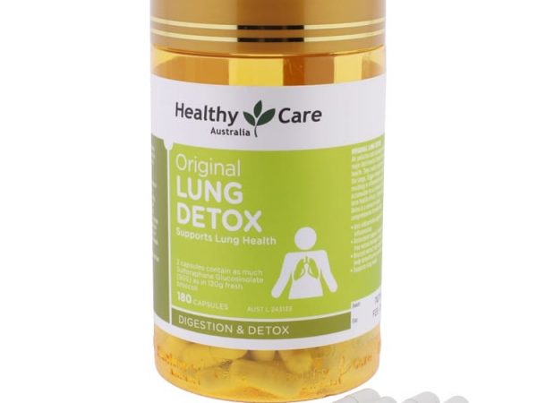Комплекс Lung detox для бронхо-легочной системы Healthy Care 180 капсул