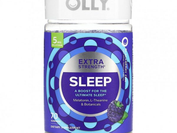OLLY, Sleep, Blackberry Zen`` 70 жевательных таблеток
