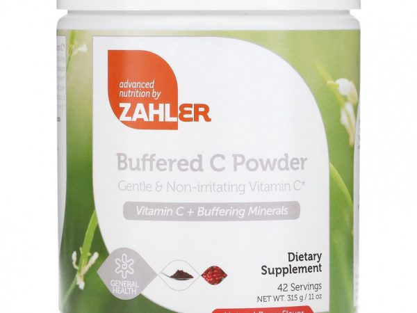 Zahler, Buffered C Powder, Natural Berry, 11 oz (315 g)
