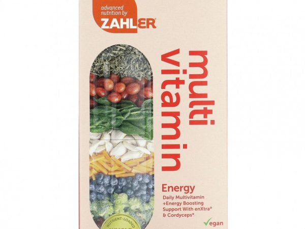 Zahler, Мультивитамины, энергетика, 60 капсул