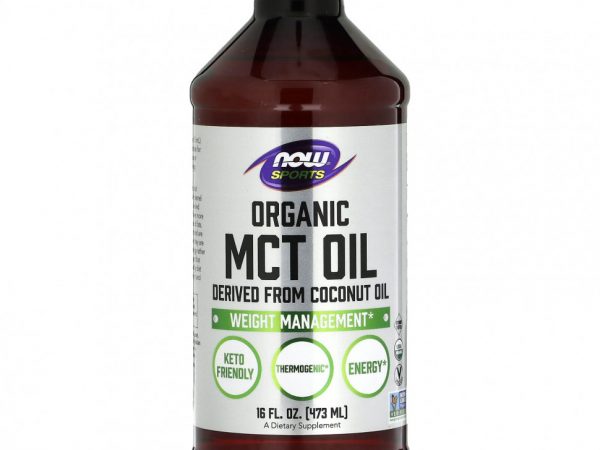 NOW Foods, Sports, органическое масло среднецепочечных триглицеридов, 473 мл (16 жидк. Унций)