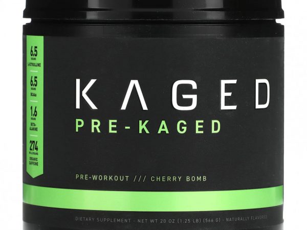 Kaged, Pre-Kaged, перед тренировкой, Cherry Bomb, 566 г (1,25 фунта)