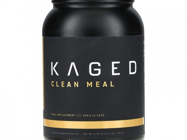 Kaged, Clean Meal, заменитель еды, ванильный торт, 1186 г (2,61 фунта)