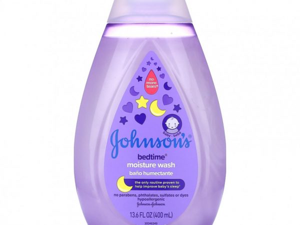 Johnson & Johnson, Увлажняющее средство перед сном, 400 мл (13,6 жидк. Унции)