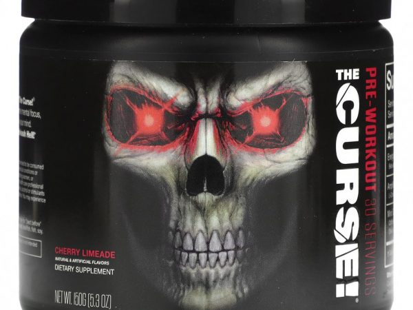 JNX Sports, The Curse, предтренировочный комплекс, вишневый лаймад, 150 г (5,3 унции)