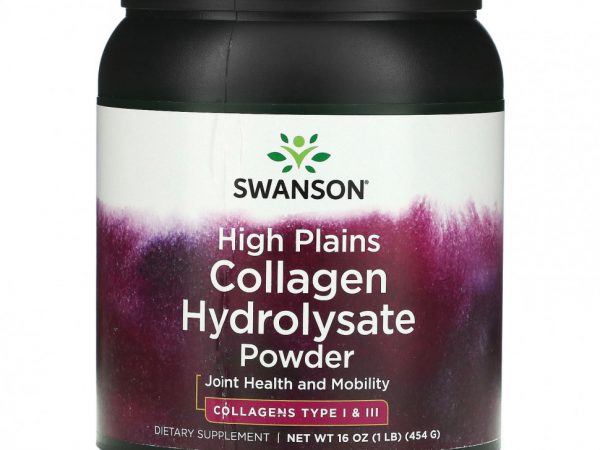 Swanson, High Plains гидролизат коллагена, 454 г (16 унций)