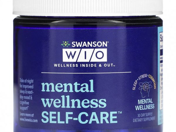 Swanson WIO, Mental Wellness Self-Care, 30 капсул