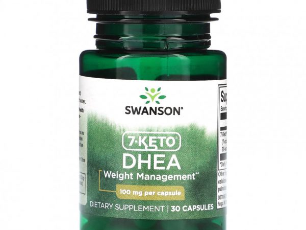 Swanson, 7-кето-ДГЭА, 100 мг, 30 капсул