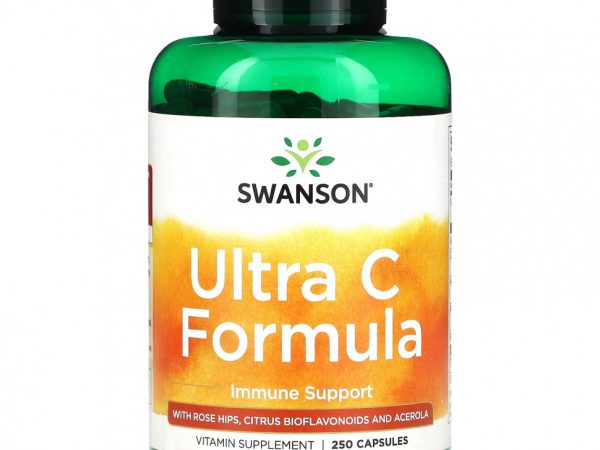Swanson, Ultra C Formula, 250 капсул