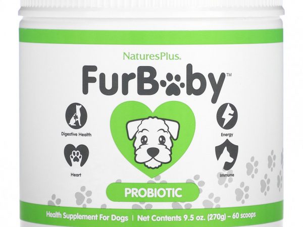 NaturesPlus, FurBaby, пробиотик для собак, 270 г (9,5 унции)