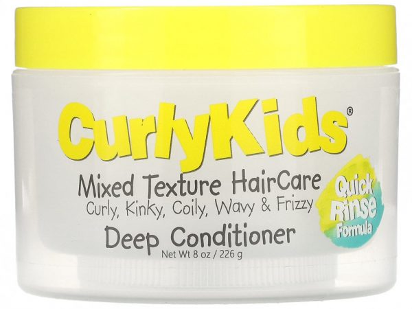 CurlyKids, Кондиционер для глубокого ополаскивания, формула для быстрого смывания, 226 г (8 унций)