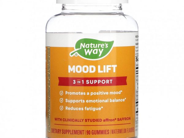 Nature's Way, Mood Lift, арбуз, 90 жевательных таблеток