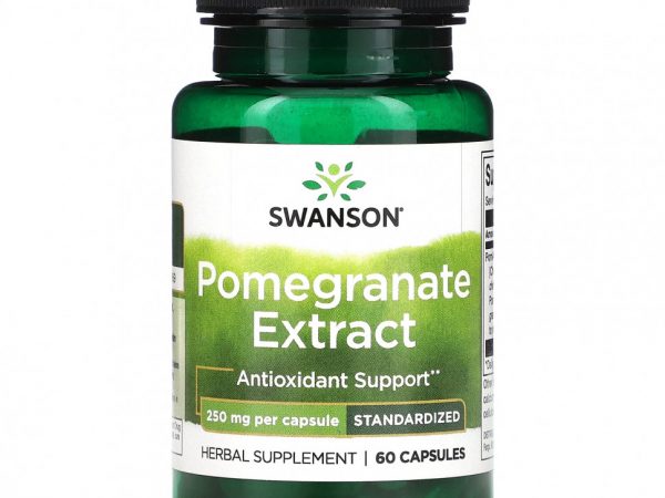 Swanson, Экстракт граната, 250 мг, 60 капсул
