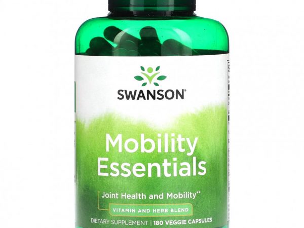 Swanson, Mobility Essentials, 180 растительных капсул