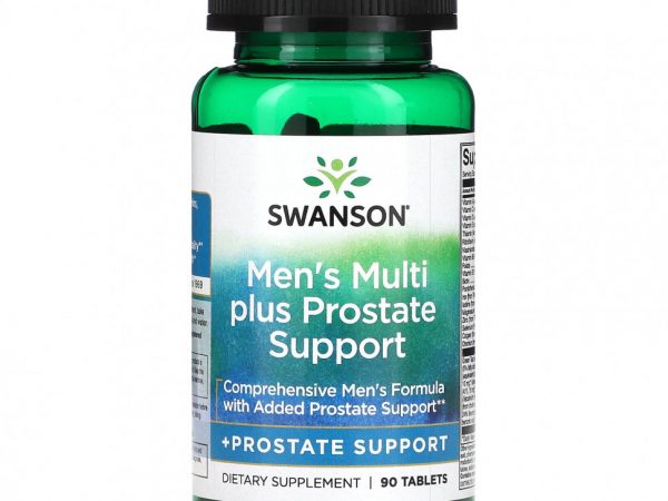 Swanson, Men's Multi Plus Prostate Support, 90 таблеток