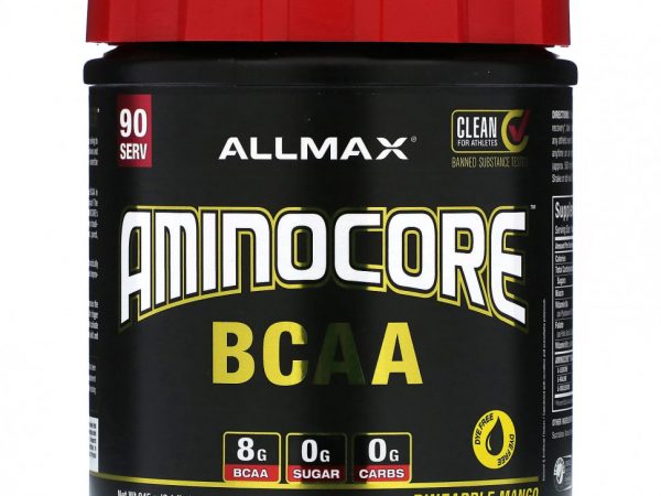 ALLMAX, AMINOCORE BCAA, ананас и манго, 945 г (2,1 фунта)