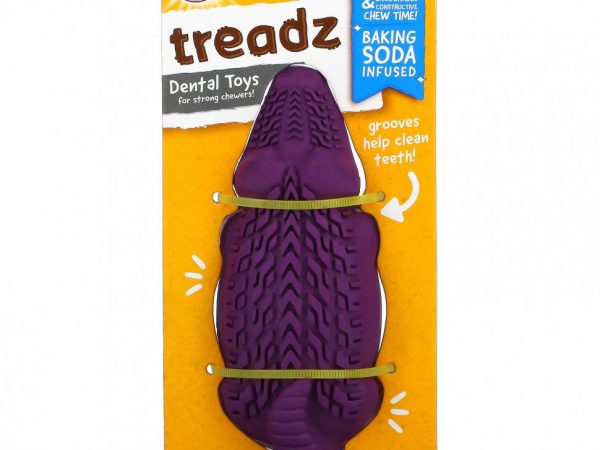 Arm & Hammer, Treadz, стоматологические игрушки для тех, кто любит жевать, Small Gator, 1 игрушка