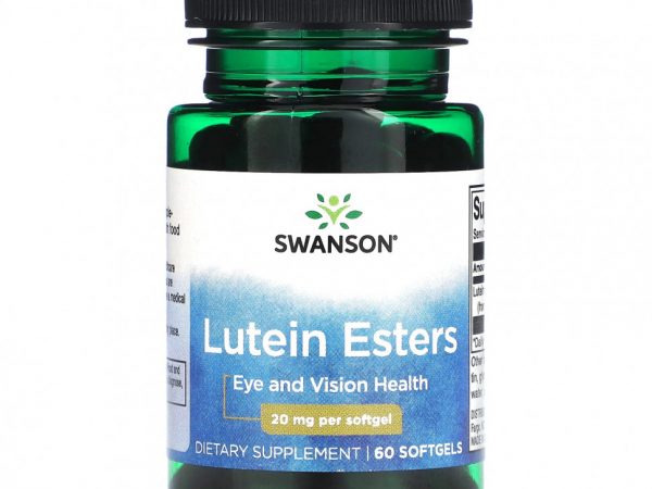 Swanson, Эфиры лютеина, 20 мг, 60 мягких таблеток