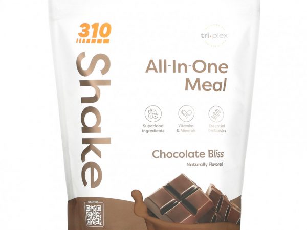 310 Nutrition, Универсальный коктейль для приема пищи, шоколадное счастье, 828,8 г (29,2 унции)