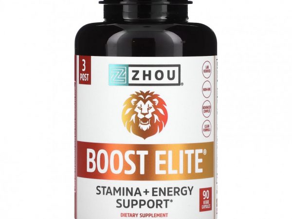 Zhou Nutrition, Boost Elite`` 90 растительных капсул