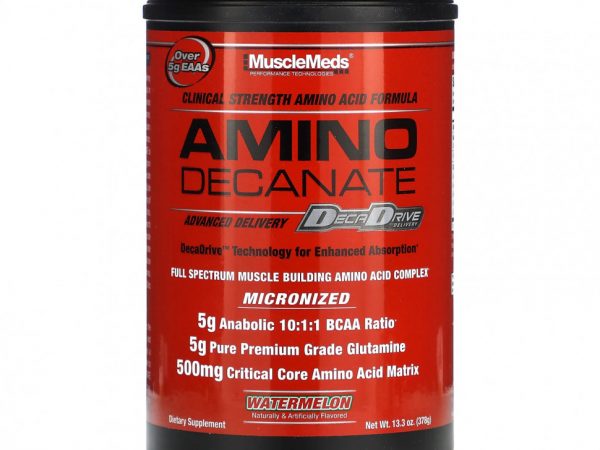 MuscleMeds, АМИНО ДЕКАНАТ, арбуз, 378 г (13,3 унции)