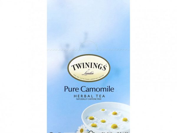 Twinings, Травяной чай с ромашкой, без кофеина, 24 капсулы, по 3 г (0,11 унции)