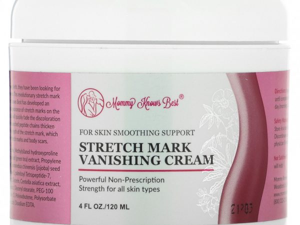 Mommy Knows Best, Крем для устранения растяжек, 120 мл (4 жидк. Унции)