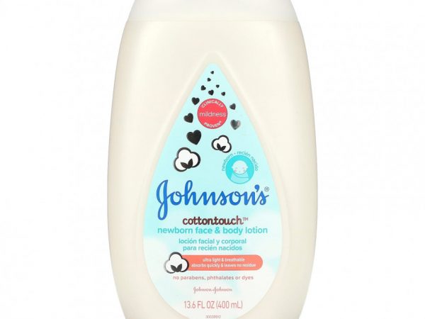 Johnson & Johnson, Cottontouch, лосьон для лица и тела для новорожденных, 400 мл (13,6 жидк. Унции)
