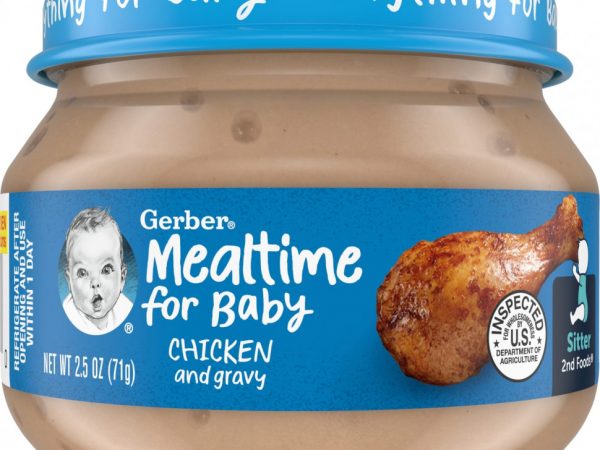 Gerber, 2nd Foods, соус с курицей для детей, 2,5 унции (71 г)