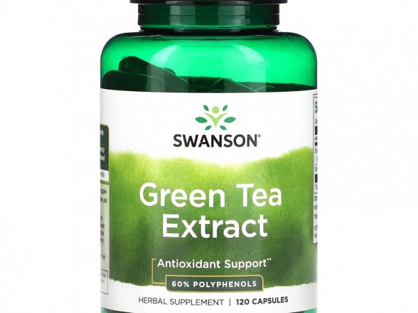 Swanson, Экстракт зеленого чая, 120 капсул