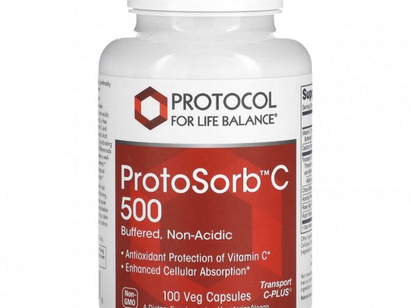 Protocol for Life Balance, ProtoSorbC 500`` 100 растительных капсул