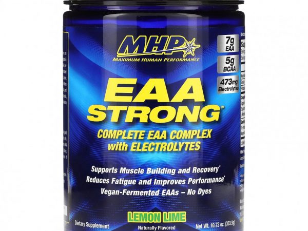 MHP, EAA Strong, лимон и лайм, 303,9 г (10,72 унции)