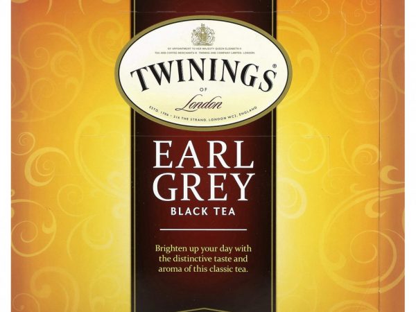 Twinings, Черный чай Earl Grey, 100 чайных пакетиков, 200 г (7,05 унции)