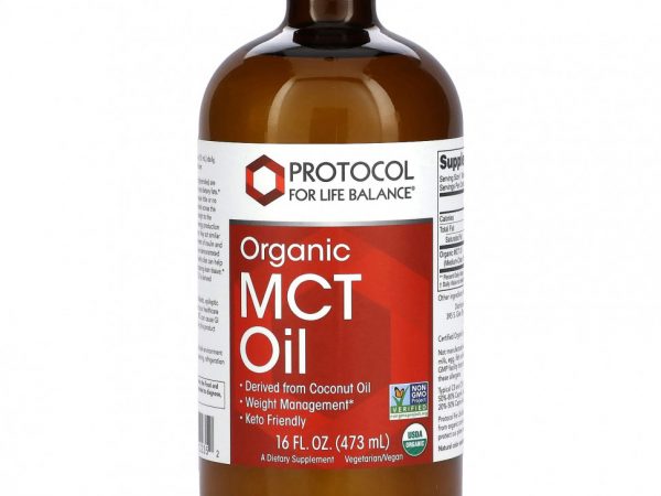 Protocol for Life Balance, Органическое масло среднецепочечных триглицеридов, 473 мл (16 жидк. Унций)