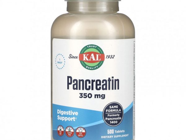 KAL, Панкреатин, 350 мг, 500 таблеток
