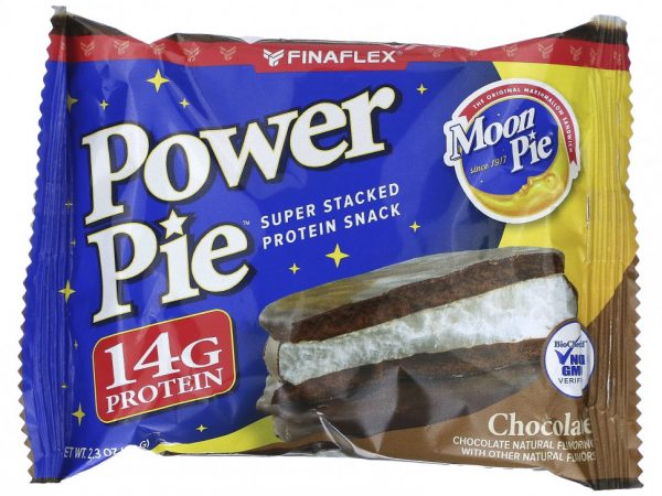 Finaflex, MoonPie, Power Pie, шоколад, 10 пирогов, 66 г (2,3 унции)