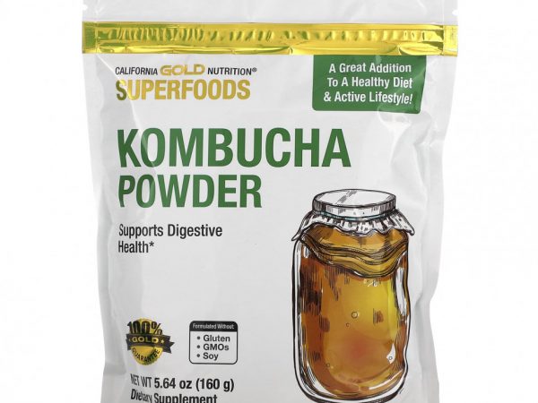 California Gold Nutrition, SUPERFOODS - порошок чайного гриба, без добавок, 160 г (5,64 унции)