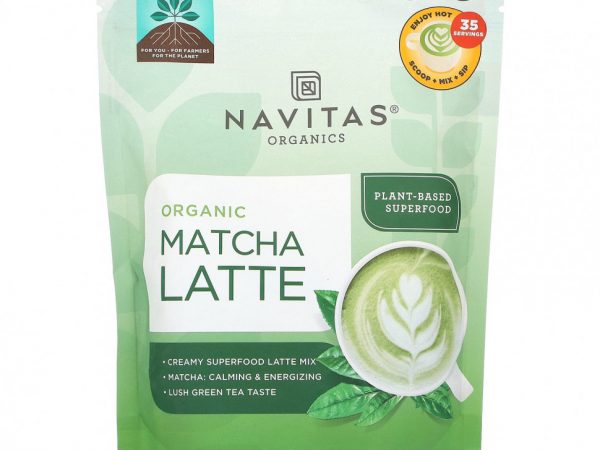 Navitas Organics, Органический латте матча, 315 г (11,1 унции)