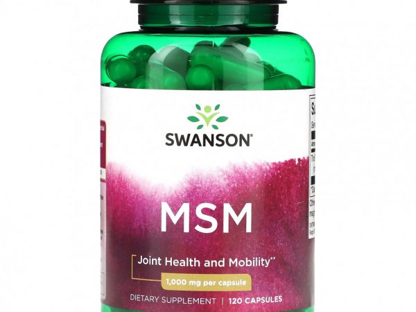 Swanson, МСМ, 1000 мг, 120 капсул