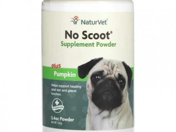 NaturVet, Добавка No Scoot в порошке с тыквой, 155 г (5,4 унции)
