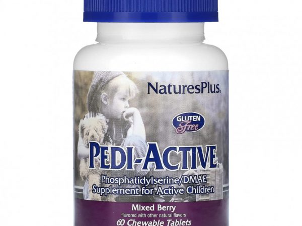 NaturesPlus, Pedi-Active, ягодное ассорти, 60 жевательных таблеток