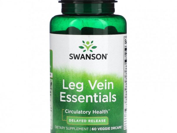 Swanson, Leg Vein Essentials, 60 вегетарианских капсул