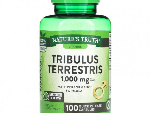 Nature's Truth, Якорцы стелющиеся, 500 мг, 100 капсул быстрого действия