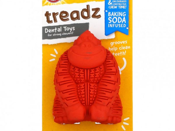 Arm & Hammer, Treadz, стоматологические игрушки для сильных жеребцов, маленькие гориллы, 1 игрушка